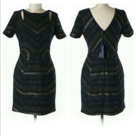 Rebecca Minkoff Classy V-Neck Cutout Mini Dress - Picture 1 of 16